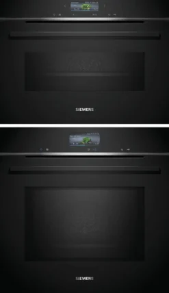 Uuni ja mikroaaltouuni Siemens HM736G1B1-CM724G1B1, musta