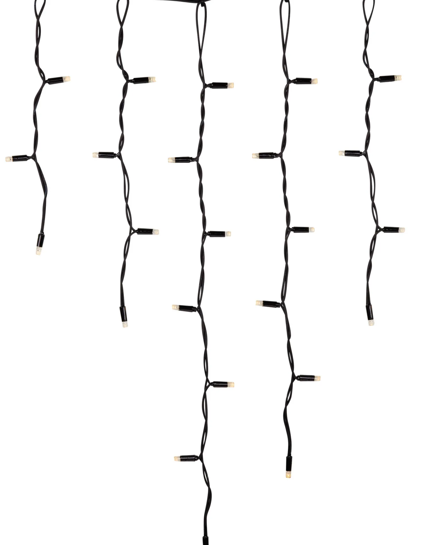 Valoverho Markslöjd Chrissline Flash, 100 valoa, 2x0.6m, musta