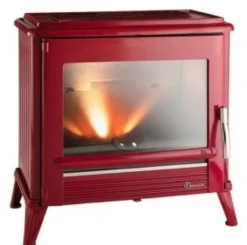 Valurautatakka Modena Enamel, punainen, 12 kW, 170 kg