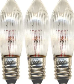 Varalamppu Star Trading 304-55, Ø13x45, E10, 3W, 34V, 3kpl