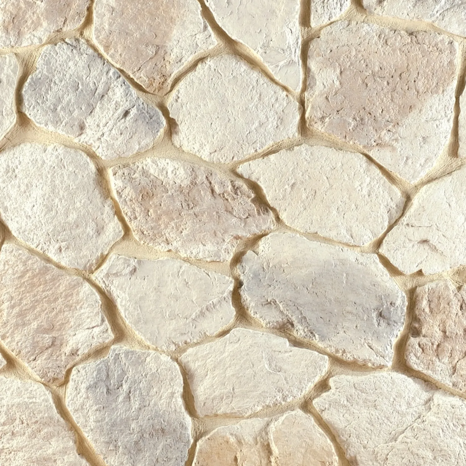 Verhoilukivi Mathios Stone Fieldstone Cream