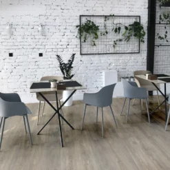 Vinyylikorkki Concept Floor Ecoline Oak Grey harmaa