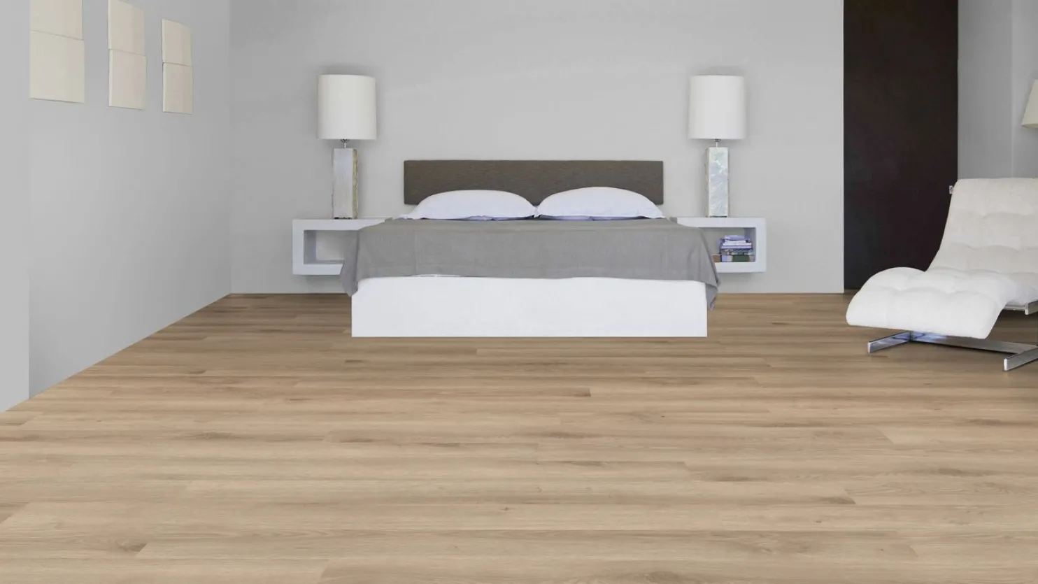 Vinyylilankku Tarkett iD Inspiration Click Solid 55 Contemporary Oak Natural