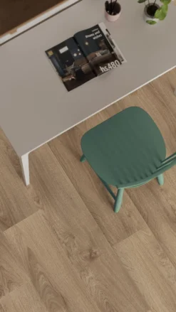 Vinyylimatto Tarkett Iconik Texstyle Prestige Oak Light Brown, leveys 3m