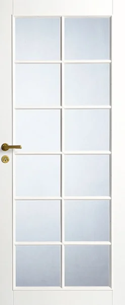 Väliovi Swedoor Style 20 9-10x21 valkoinen kirkas lasi