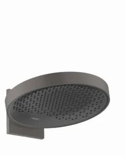 Yläsuihku Hansgrohe Rainfinity 360 1jet PowderRain, piiloasennus seinään, harjattu musta kromi
